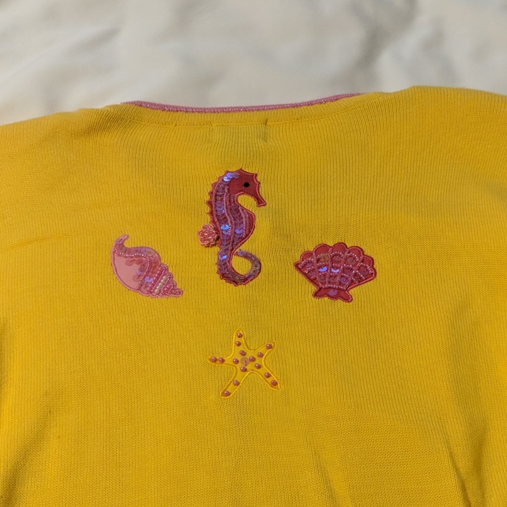 Yellow Cardigan - Picture 2 of 2